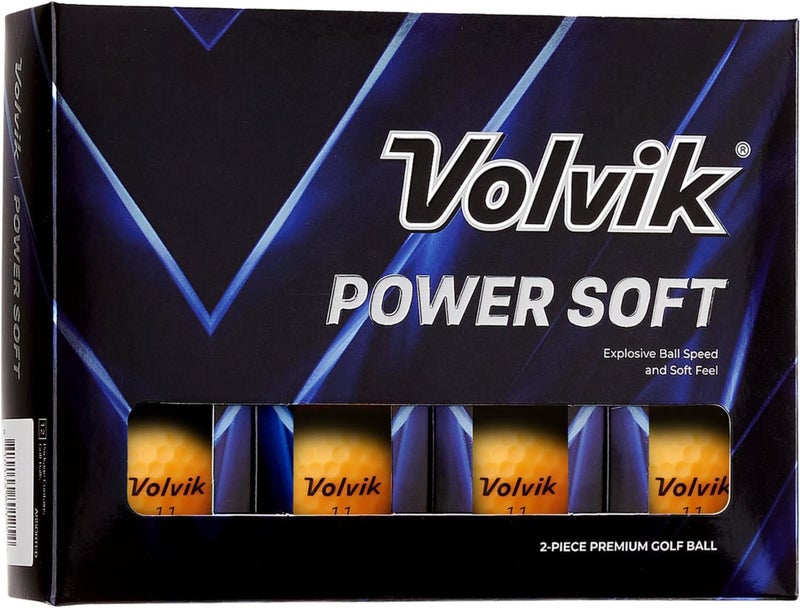Volvik Power Soft Golf Balls (Orange) - Image 1